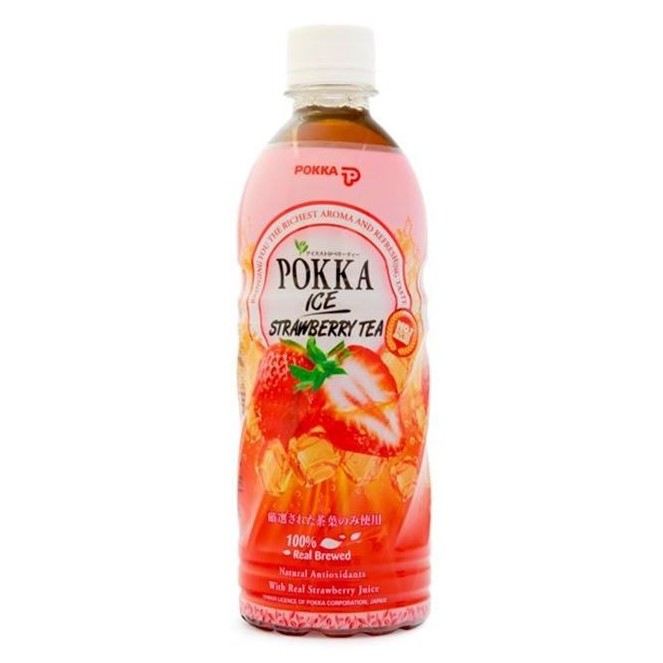 Pokka Strawberry Iced Tea 500ml