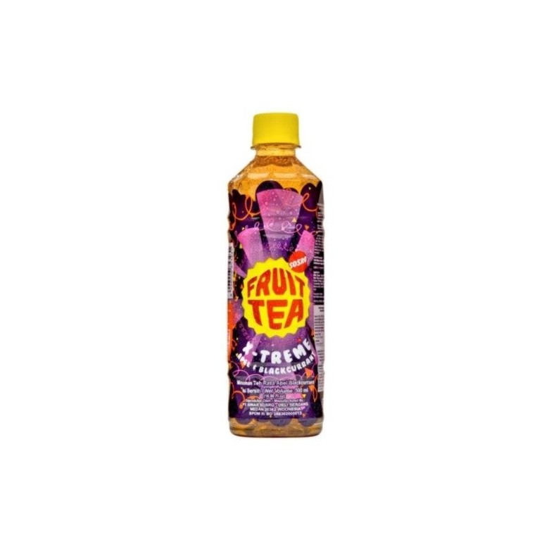 Sosro Fruit Tea Xtreme Apple + Blackcurrent 500ml
