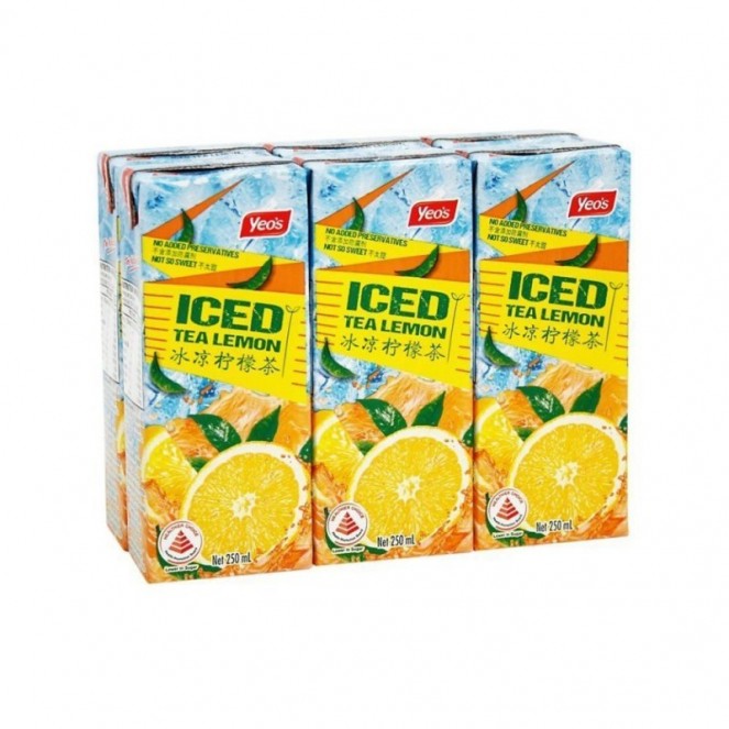 Yeo's Ice Lemon Tea 6 x 250ml