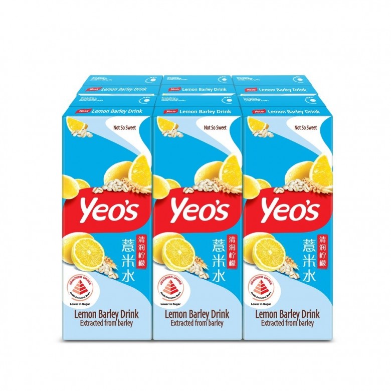 Yeo's Lemon Barley 6 x 250ml