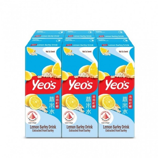Yeo's Lemon Barley 6 x 250ml