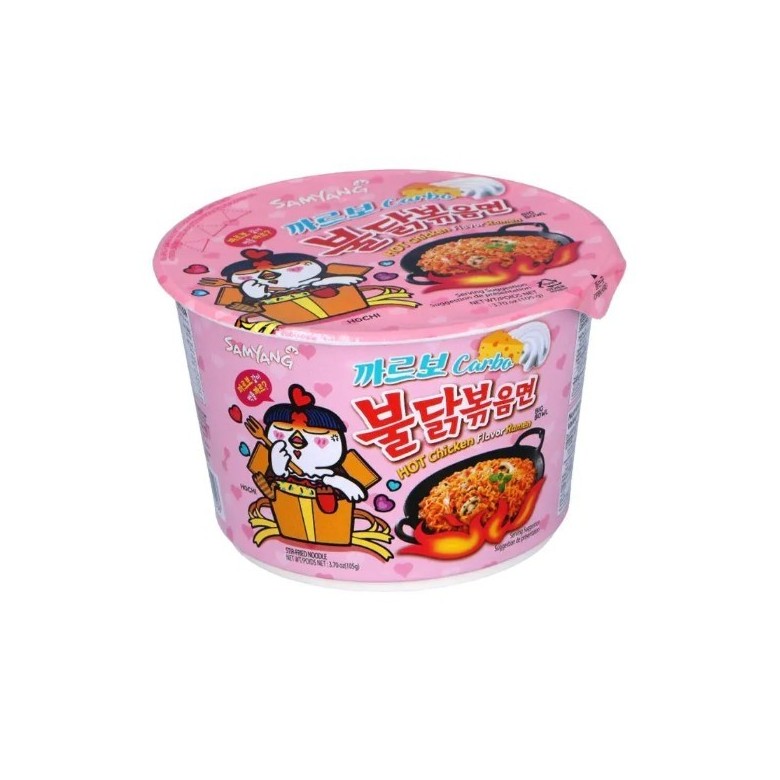 Samyang Hot Chicken Carbonara Ramen Bowl