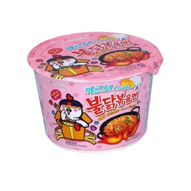 Samyang Hot Chicken Carbonara Ramen Bowl