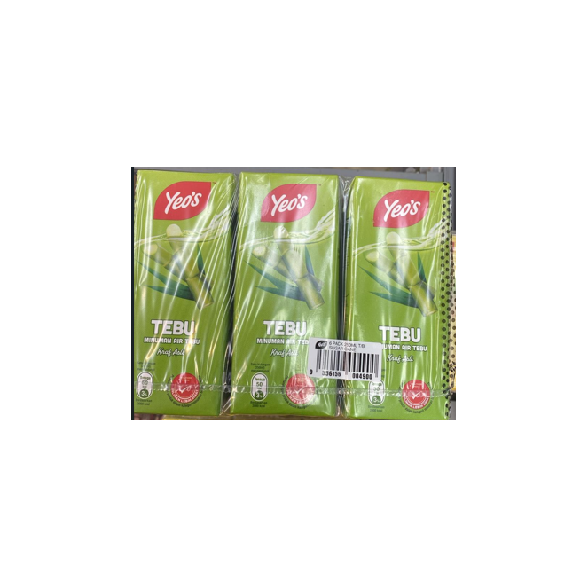 YEO'S SUGAR CANE 6 PACK 250ML