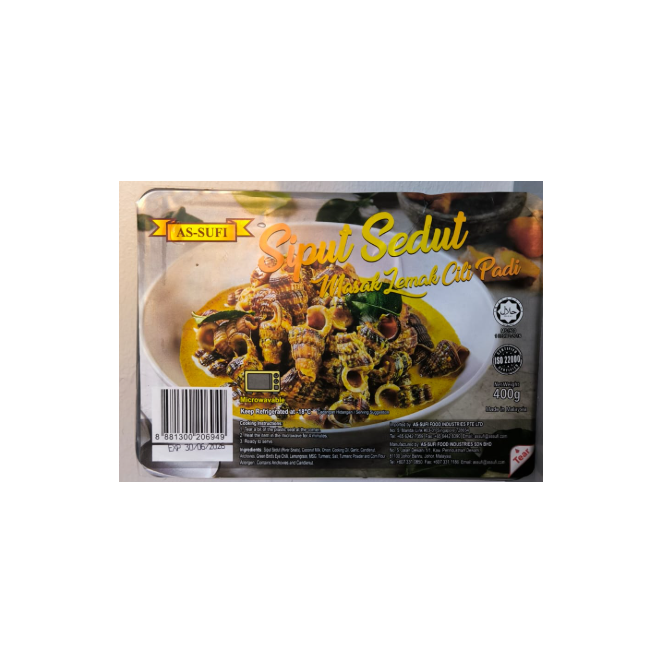 AS SUFI SIPUT SEDUT MASAK LEMAK CILI PADI 400G