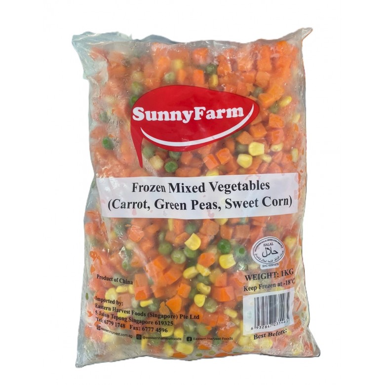 Frozen Mixed Vegetables 1kg