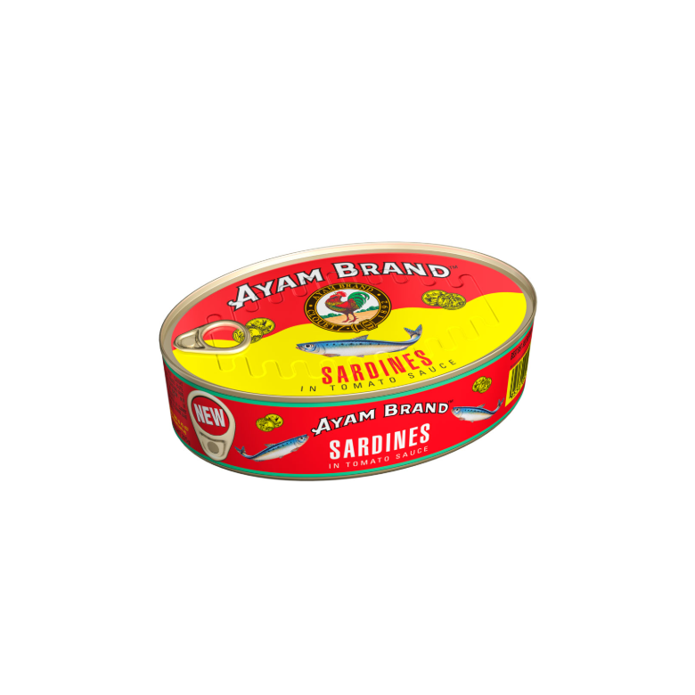 Ayam Brand Sardine In Tomato Sauce 215g (Oval can)
