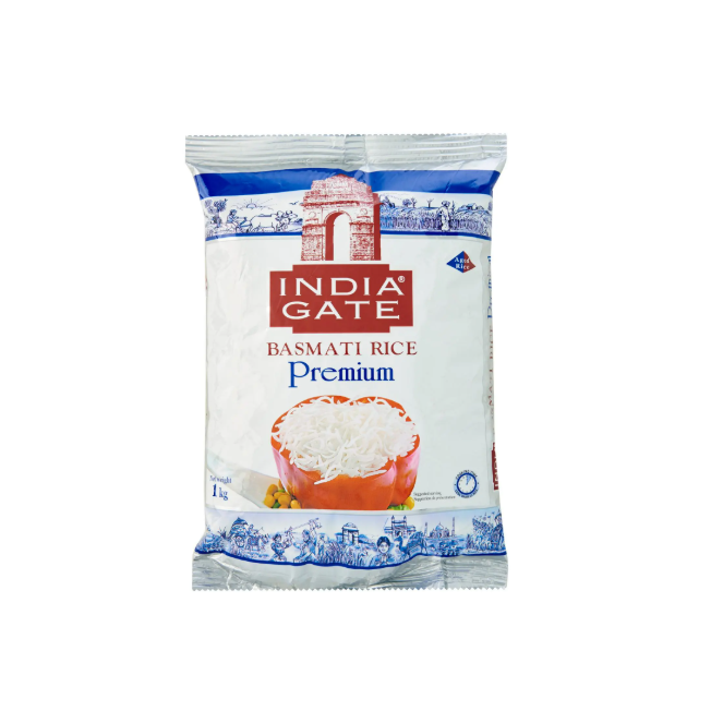 India Gate Basmati Rice Premium 1kg