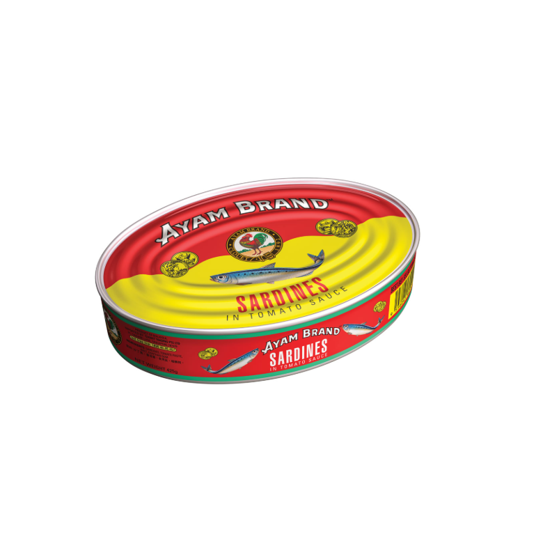 Ayam Brand Sardine In Tomato Sauce 425g (Oval can)