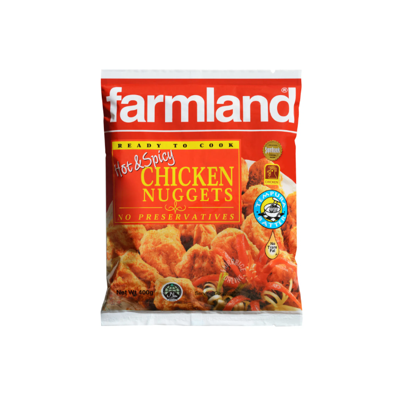 Farmland Hot & Spicy Chicken Nuggets 400g