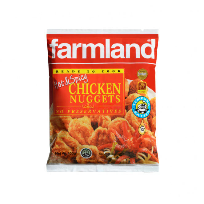 Farmland Hot & Spicy Chicken Nuggets 400g