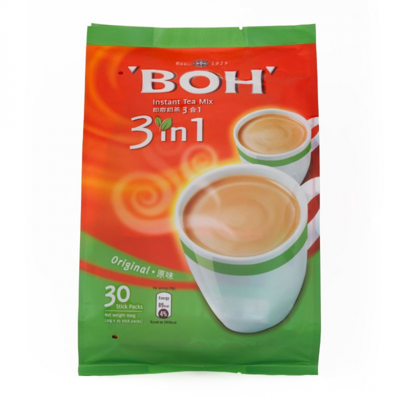 BOH 3 in 1 Instant Tea Mix 600g (20g x 30 Stick Packs)
