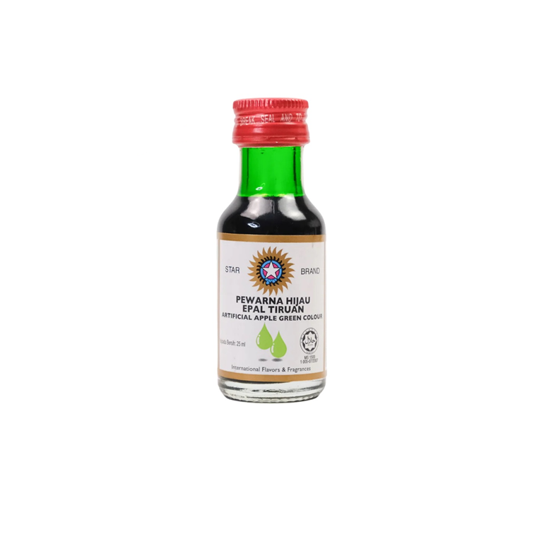 Star Brand Artificial Apple Green Colour Flavour 25ml