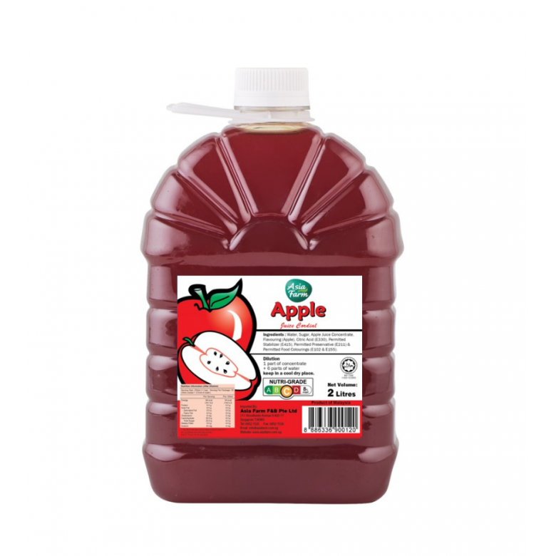 Asia Farm Apple Juice Cordial 2L