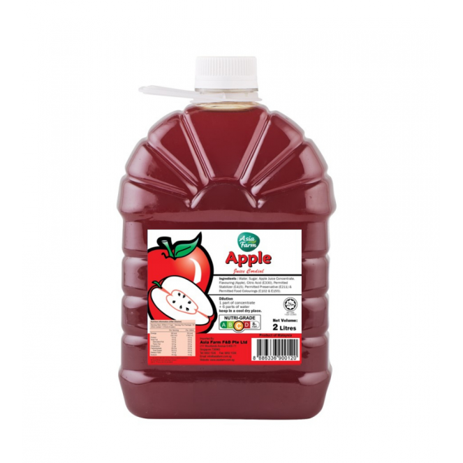 Asia Farm Apple Juice Cordial 2L