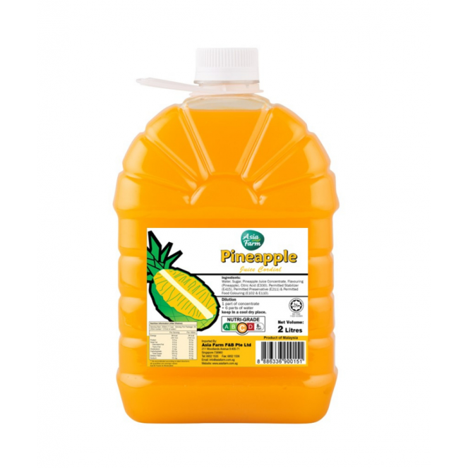 Asia Farm Pineapple Juice Cordial 2L