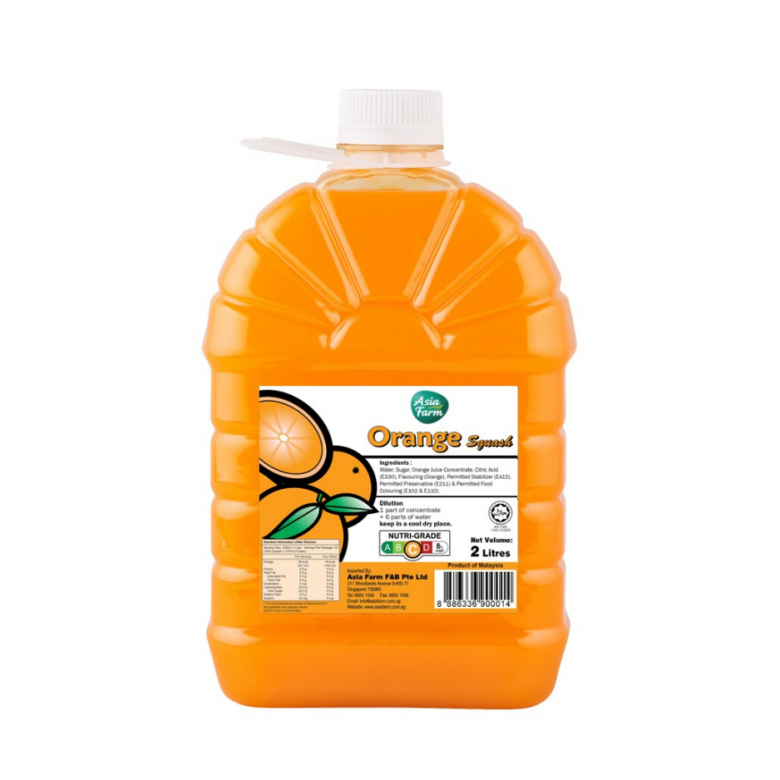 Asia Farm Orange Squash 2L