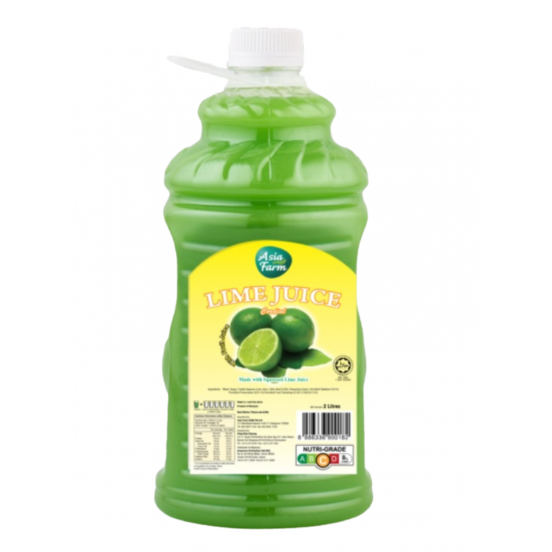Buy Asia Farm Lime Juice Cordial 2L Bundle Options Per Pcs