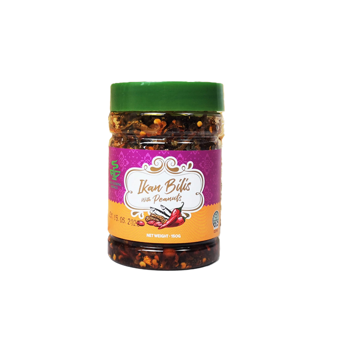 Asian Catering Services Ikan Bilis With Peanuts 150g