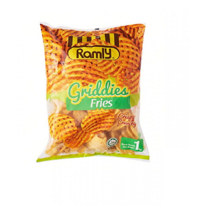 Ramly Griddies Fries Crispy & Crunchy 1kg