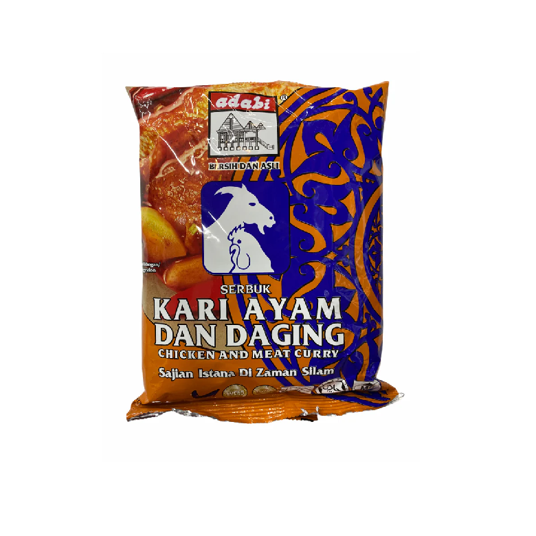 Adabi Serbuk Kari Ayam/Daging 250g