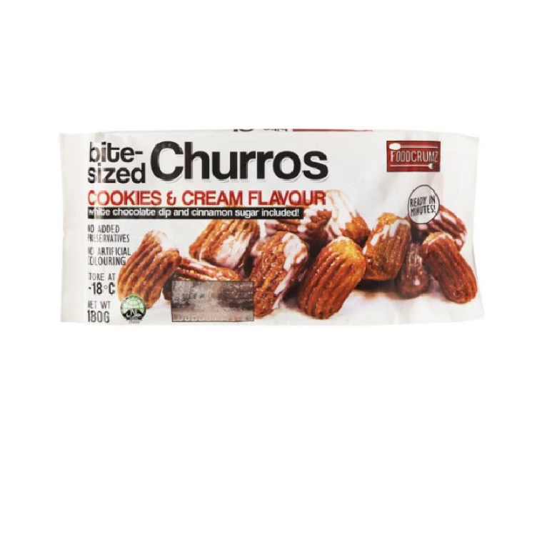 Foodcrumz Churros Cookies & Cream Flavour 180g