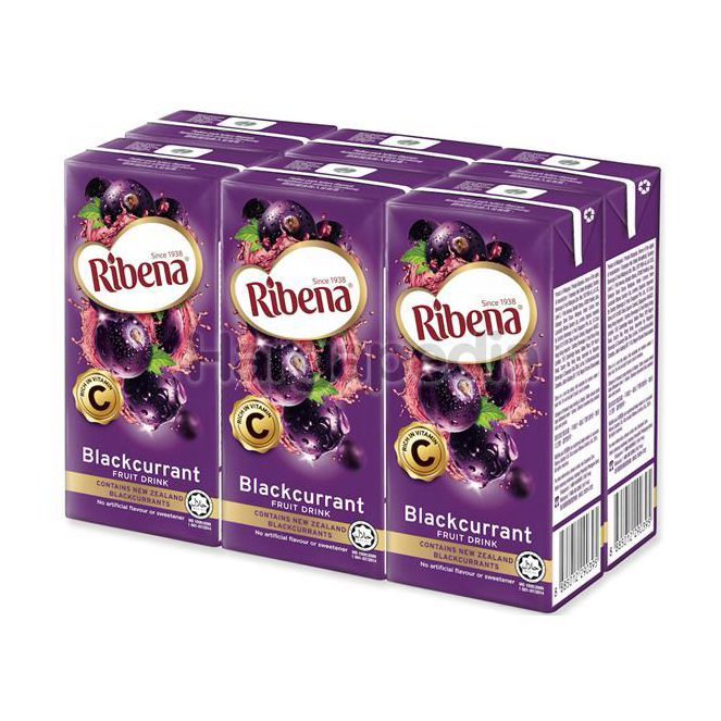 Ribena Blackcurrent 6x200ml