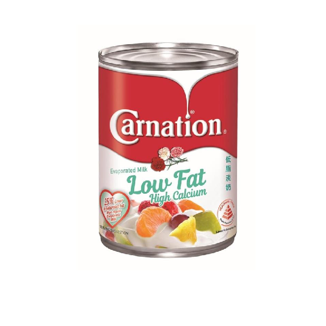 Carnation Evaporated Milk Low Fat High Calcium 405g