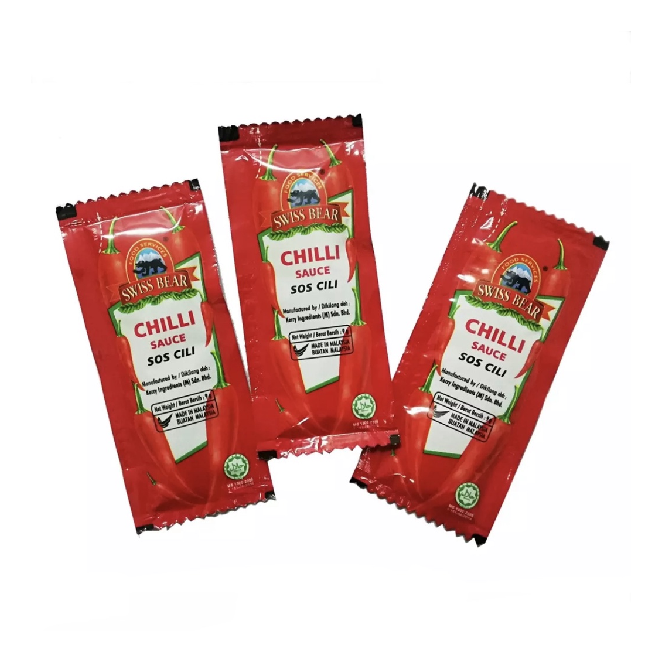 Swiss Bear Chilli Sauce Sachet est 40-45pcs