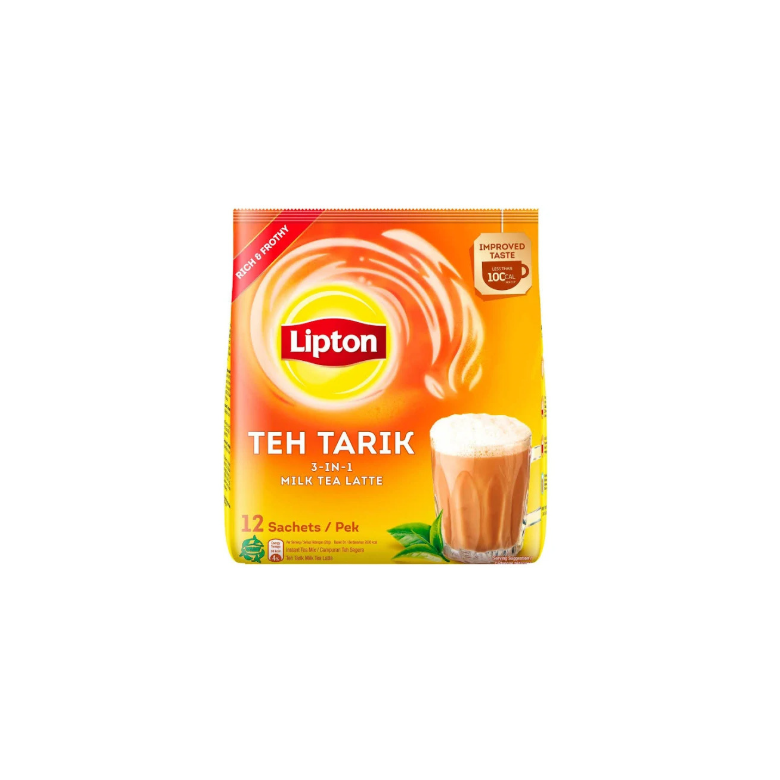 Lipton Teh Tarik Milk Tea Latte 3in1 (12 Sachets)