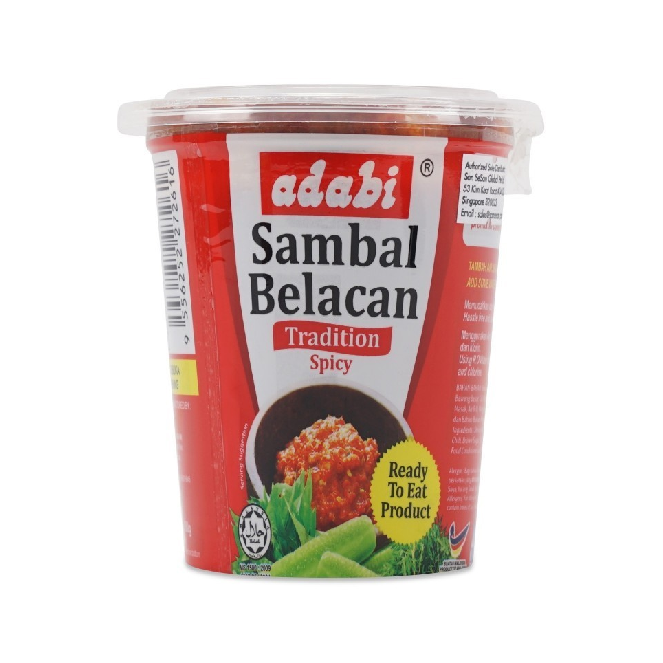 Adabi Sambal Belacan Tradition Spicy 180g