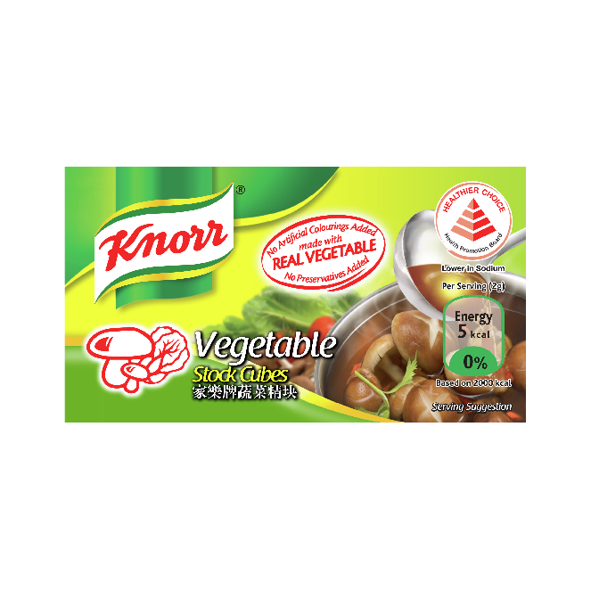 Knorr Vegetable Stock Cubes 60g