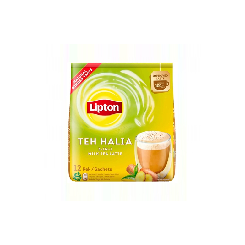 Lipton Teh Halia Milk Tea Latte 3in1 (12 Sachets)