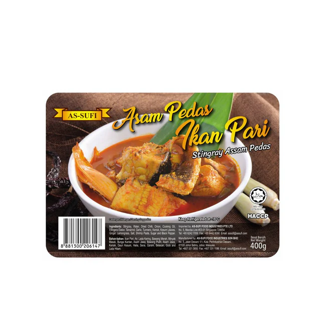 As-Sufi Asam Pedas Ikan Pari 400g