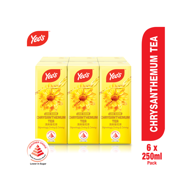 YEO'S CHRYSANTHEMUM 6 PACK 250ML