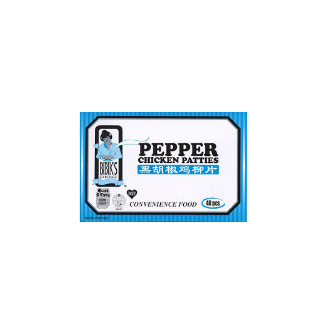 Bibik Pepper Chicken Patties 40pcs