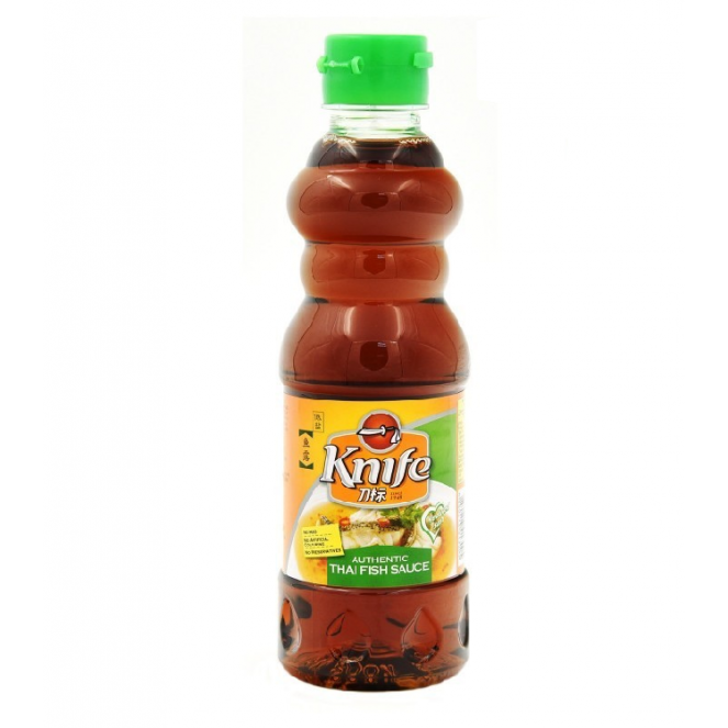 KNIFE AUTHENTIC THAI FISH SAUCE 300ML REDUCED SALT