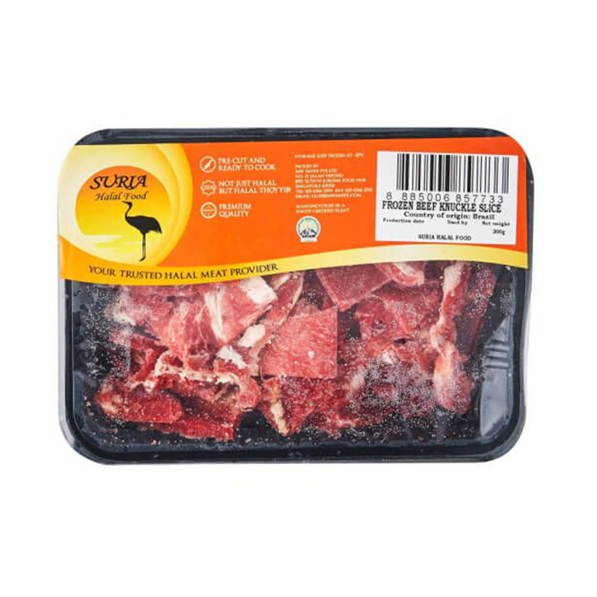 Suria Frozen Beef Knucle Slice 300g