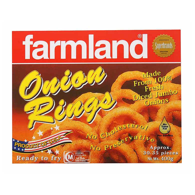 Farmland Onion Rings 400g