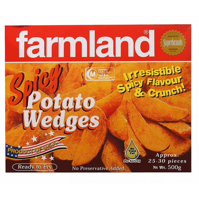 Farmland Spicy Potato Wedges 500g