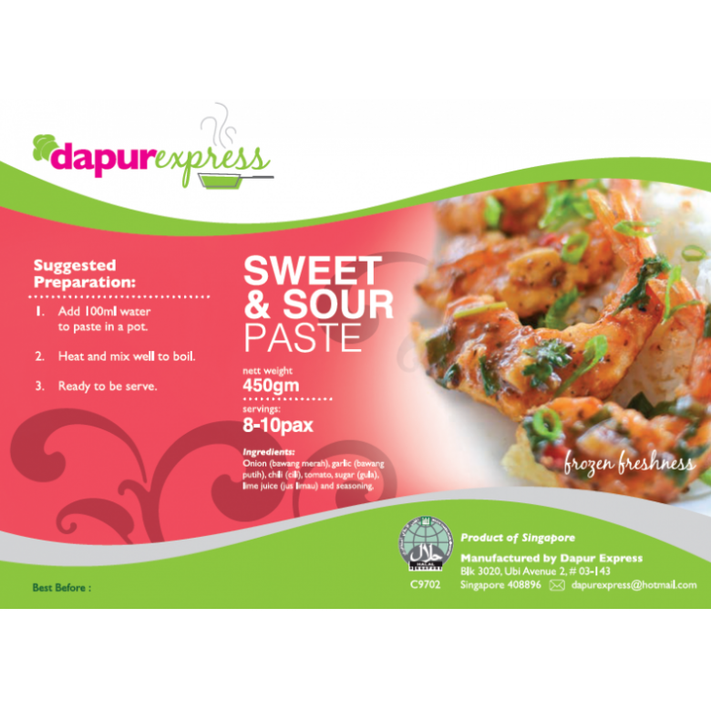 Dapurexpress Sweet & Sour Paste 450g