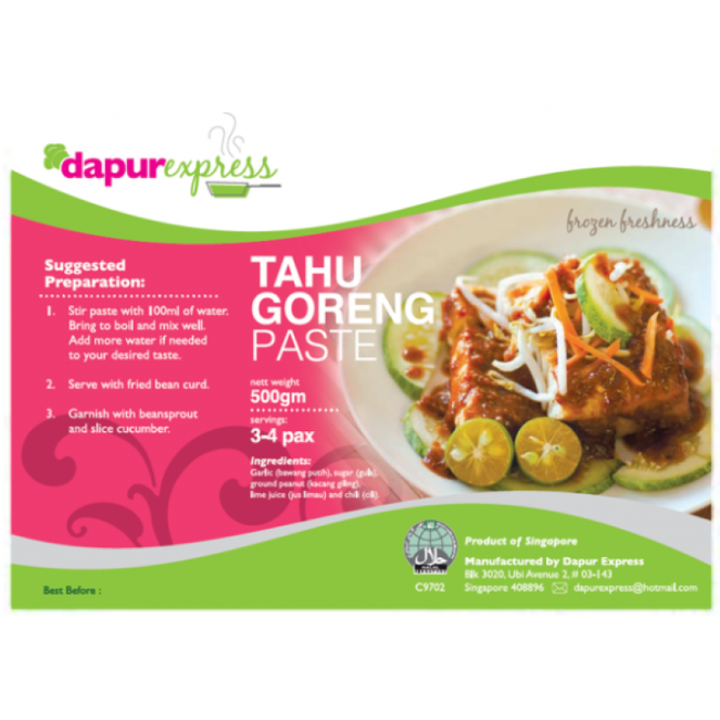 Dapurexpress Tahu Goreng Paste 500g