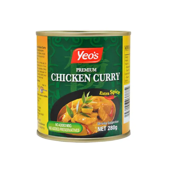 YEO'S PREMIUM CHICKEN CURRY EXTRA SPICE 280G
