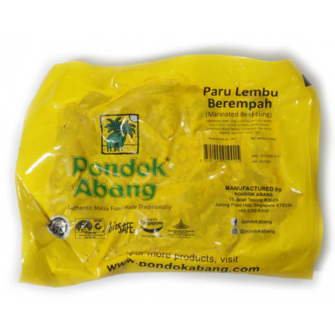 Pondok Abang Paru Lembu Berempah 500g