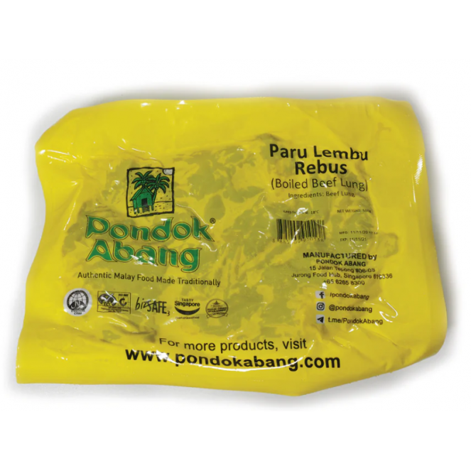 Pondok Abang Paru Lembu Rebus 500g