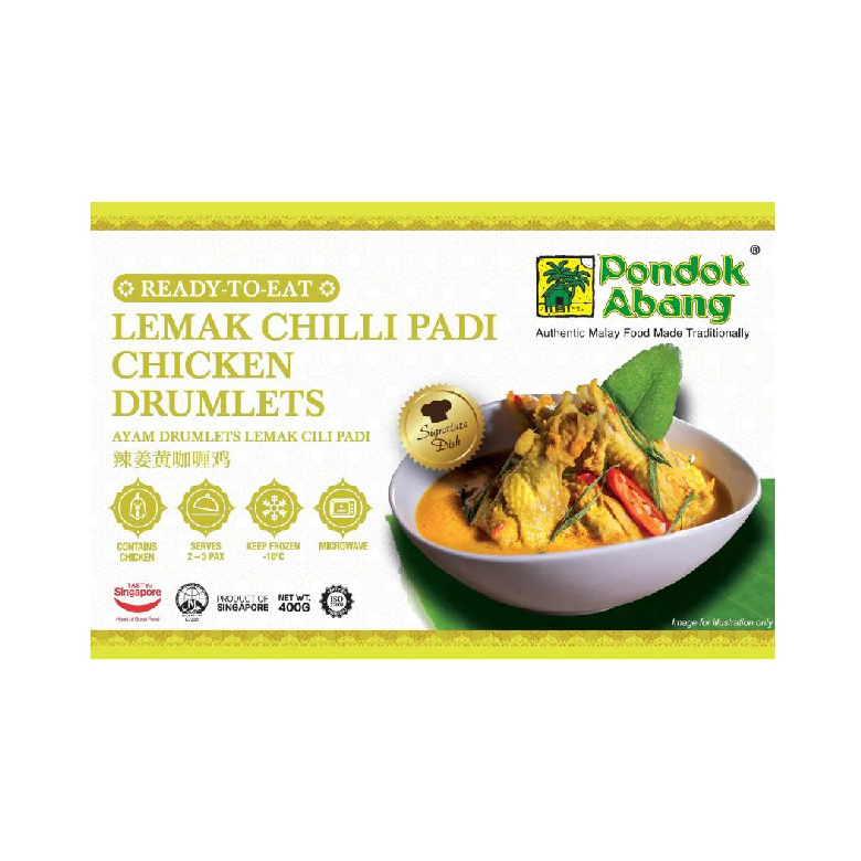 Pondok Abang Ayam Drumlets Lemak Chilli Padi 400G
