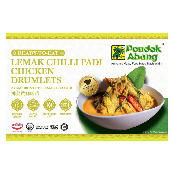 Pondok Abang Ayam Drumlets Lemak Chilli Padi 400G