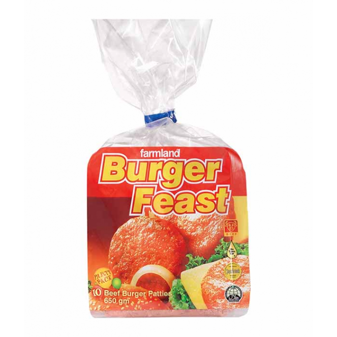 Farmland Burger Feast Beef Patties 650g