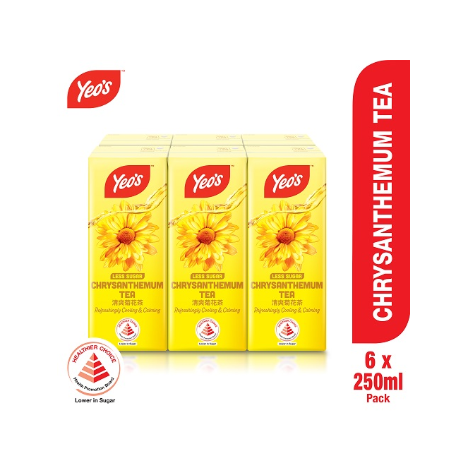 YEO'S CHRYSANTHEMUM 6 PACK 250ML