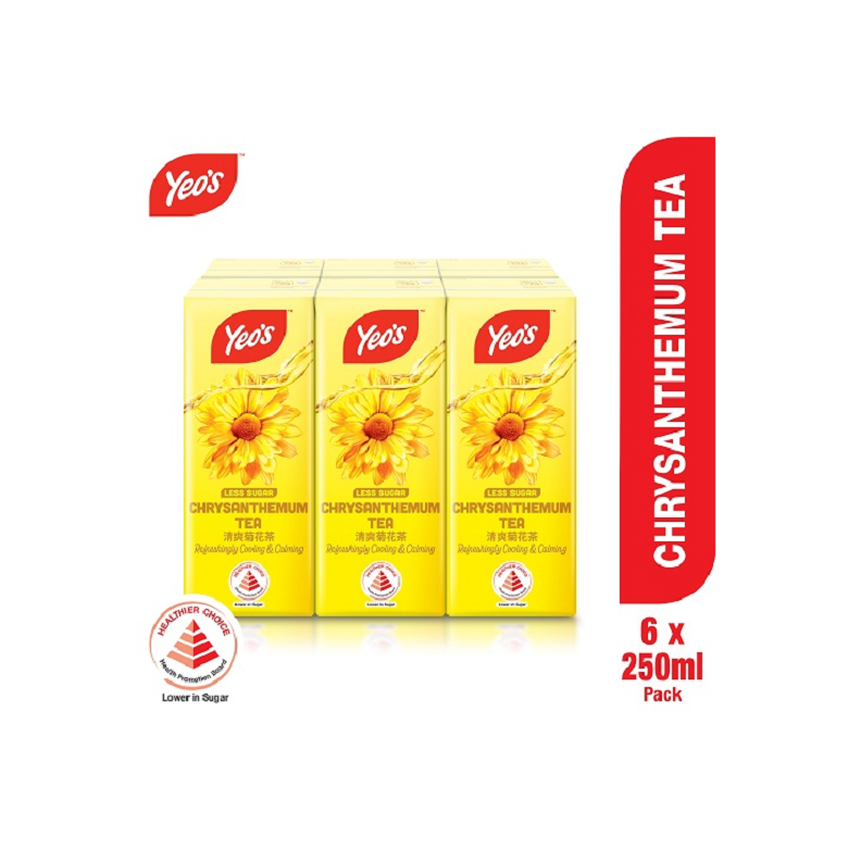 YEO'S CHRYSANTHEMUM 6 PACK 250ML